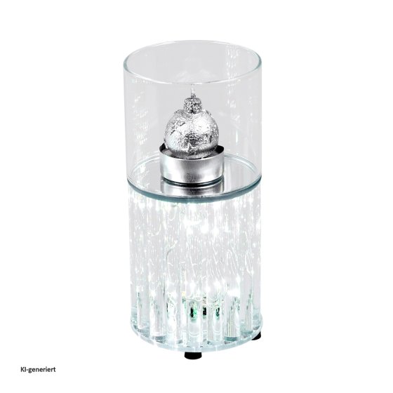 Windlicht mit LED 