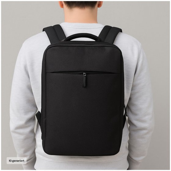Kompakter Laptop-Rucksack mit USB-Anschluss Alltag, Schule und Business 