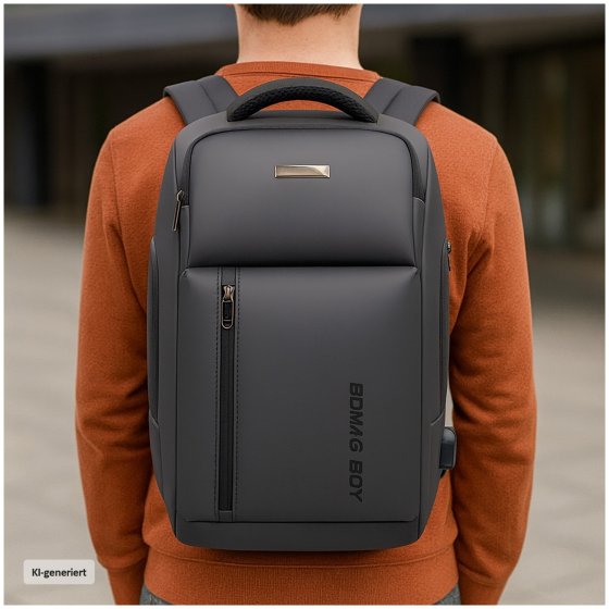 Moderner City-Rucksack für Damen und Herren Tabletrucksack wasserabweisend u.elegant 