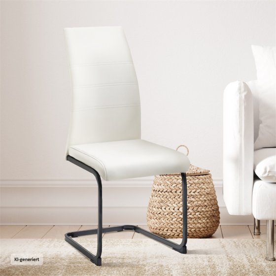 Schwingstuhl SallyP PU Beige 
