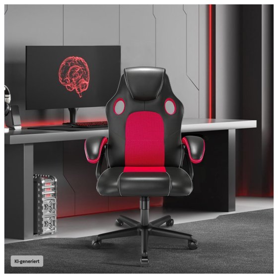 Bürostuhl ECO Daytona Rot 
