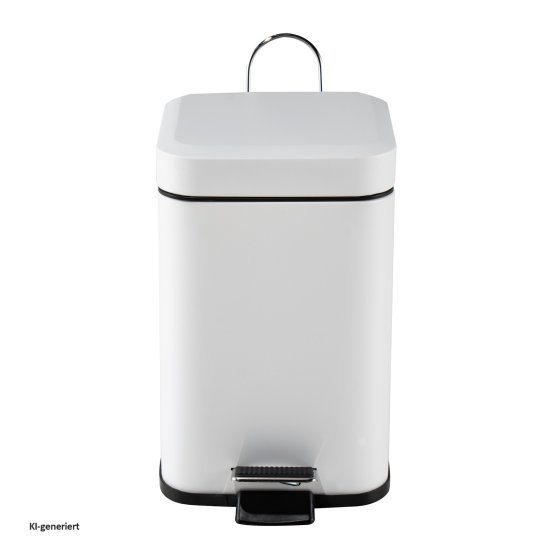 Abfalleimer mit Soft-Close Deckel Eckig 3 Liter Jannik 