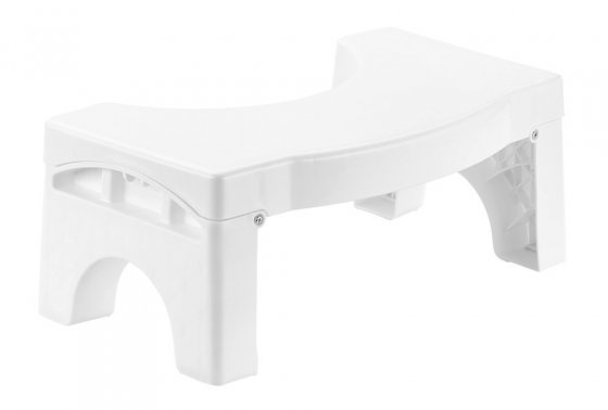 Faltbarer Toiletten-Fußhocker, belastbar bis 100 kg 