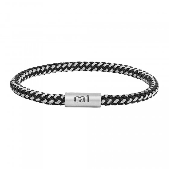 Armband Lederarmband schwarz 21cm 