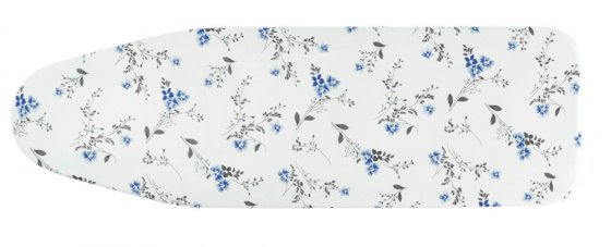 Bügeltischbezug Mod. Keramik M Floral Blau, bis 126 x 41 cm einsetzbar 