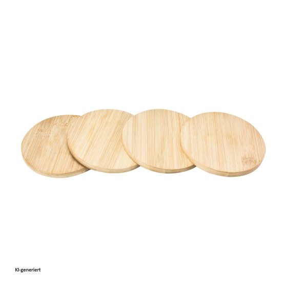 Untersetzer 4-teiliges Set Bambus 