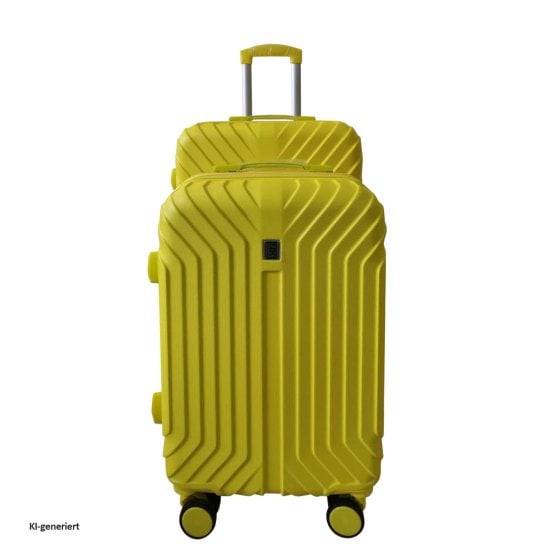 Hartschalenkoffer 2er-Set Mabell Gelb 
