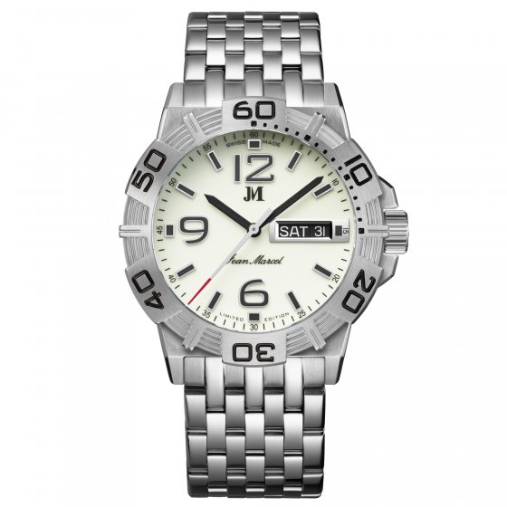 Herren Armbanduhr Edelstahl  Satiniert 22cm 