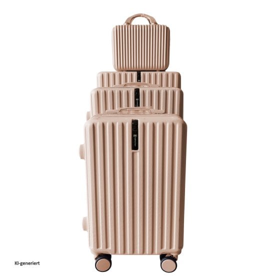 Hartschalenkoffer 4er-Set Leandra Rosa 