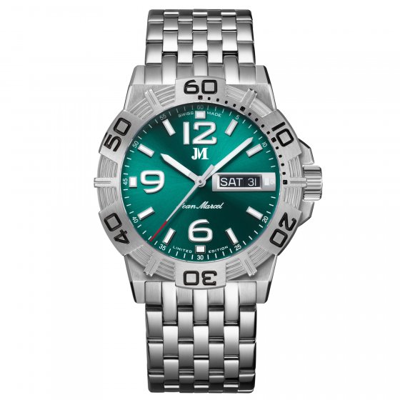 Herren Armbanduhr Edelstahl  Satiniert 22cm 