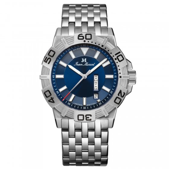 Herren Armbanduhr Edelstahl  Satiniert 22cm 