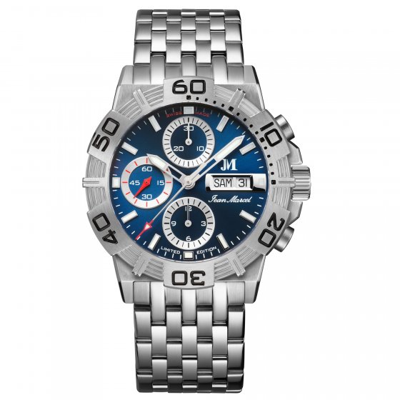 Herren Armbanduhr Edelstahl  Satiniert 22cm 