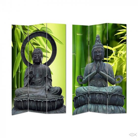 Paravent Buddha 2