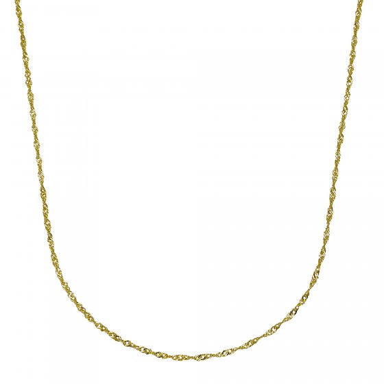 Halskette Gold 333 Singapurkette mit einer Länge von 42cm 