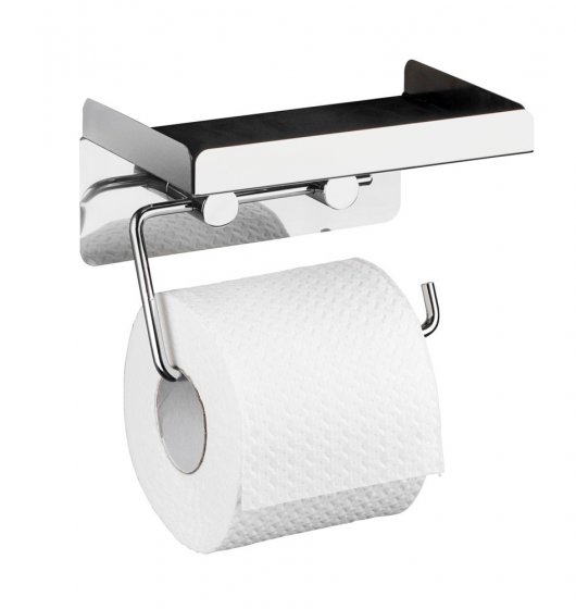 Toilettenpapierhalter 2 in 1 Edelstahl, rostfrei 