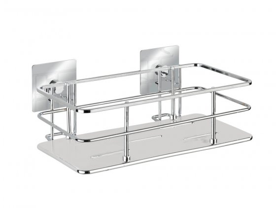 Turbo-Loc® Edelstahl Wandablage Quadro, rostfrei, Befestigen ohne bohren 