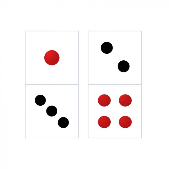 Untersetzer 4-tlg Dice 