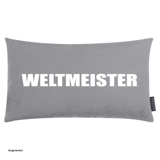 Dekokissen Grau Weltmeister 