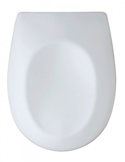 Toilettensitz Mod. Varoni, WC-Sitz mit Absenkautomatik, Schnellbefestigung, aus antibakteriellem, stabilem Duroplast 