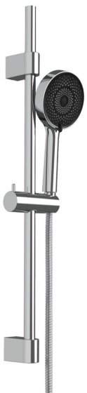 Brauseset Mod. Softwater, 70 cm, chrom, Edelstahl, mikrotropfen-technologie für sanftes duschen 