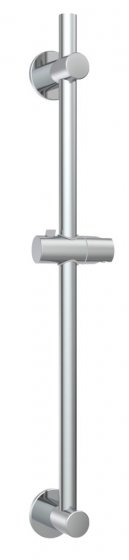 Brausestange BOB, 70 cm, chrom, Edelstahl, einfache Montage ohne Bohren 