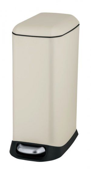 Treteimer Mod. Design 20 L, Easy-Close, Creme, mit herausnehmbarem Einsatz 