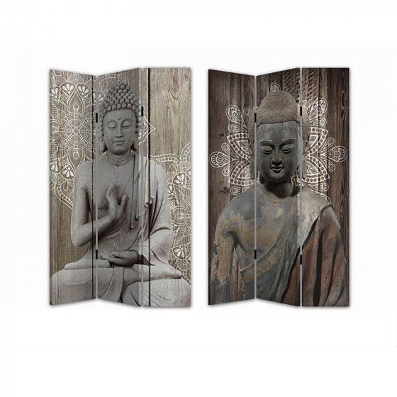 Paravent Buddha 3 
