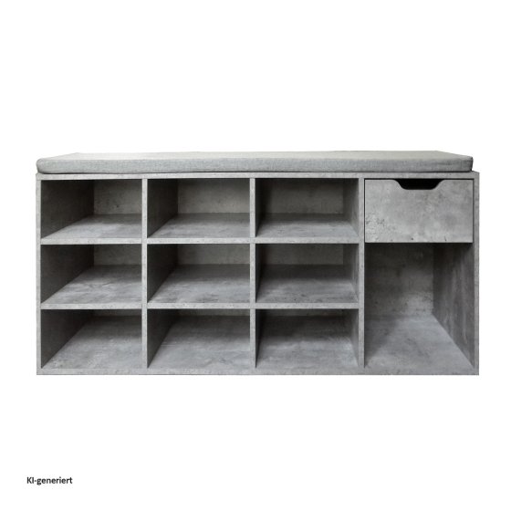 Schuhbank Lisa Beton 