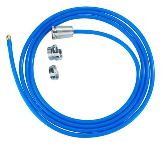 Reiniger Mod. Twister, blau, Kunststoff/Metall, 3x250x3 cm, mit Messing-Hochdruckdüse 