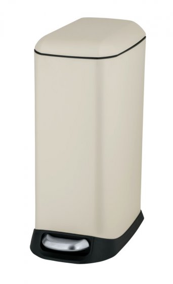 Treteimer Mod. Design 12 L, Easy-Close, Creme, mit herausnehmbarem Einsatz 