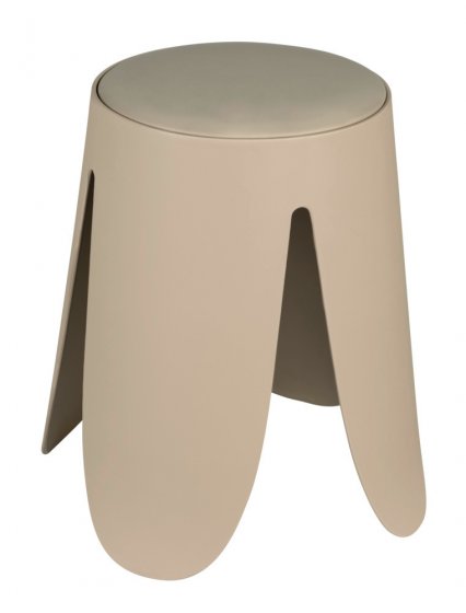 Badhocker Mod. Comiso Beige matt, belastbar bis 180 kg 