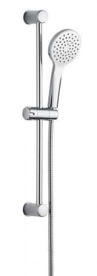 Brauseset Mod. No. 2, chrom, Edelstahl, 60 cm, Ø 18 mm, für einfache Kalkreinigung 
