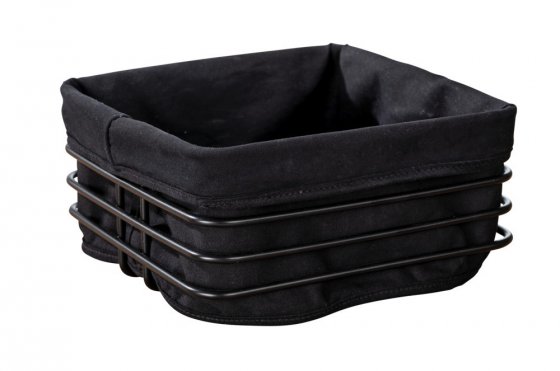 Brotkorb Premium Mod. Square, mit herausnehmbarer, waschbarer Baumwolleinlage 