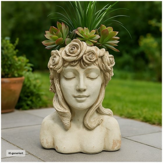 Pflanzgefäß Apollon Büste Aphrodite 