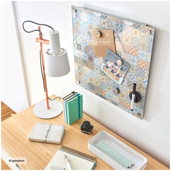 Memoboard aus Glas Mosaik 