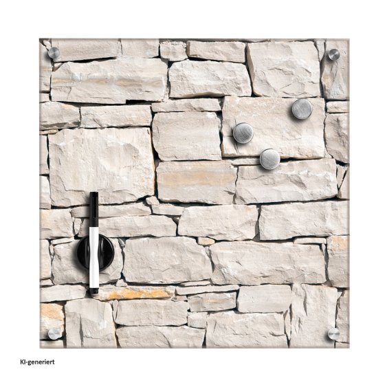 Memoboard Glas Stone 