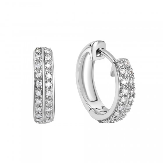 Ohrringe Gold 585 mit 40x Brillant zus. 0,10ct. 