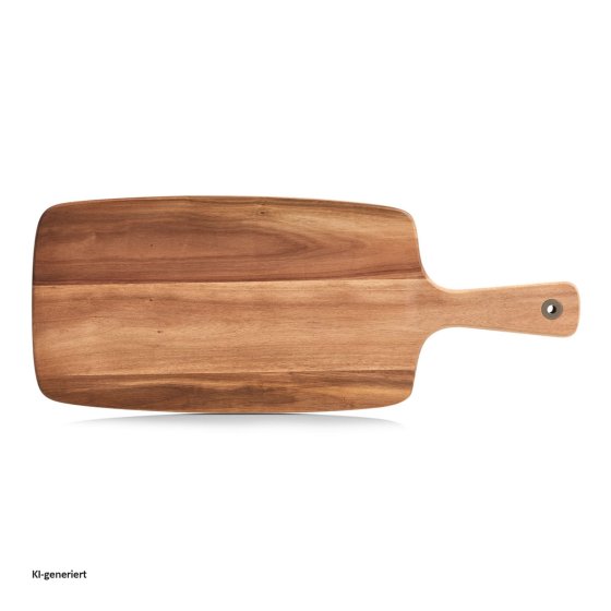 Schneidebrett 52 x 20,5 cm mit Griff Akazie 