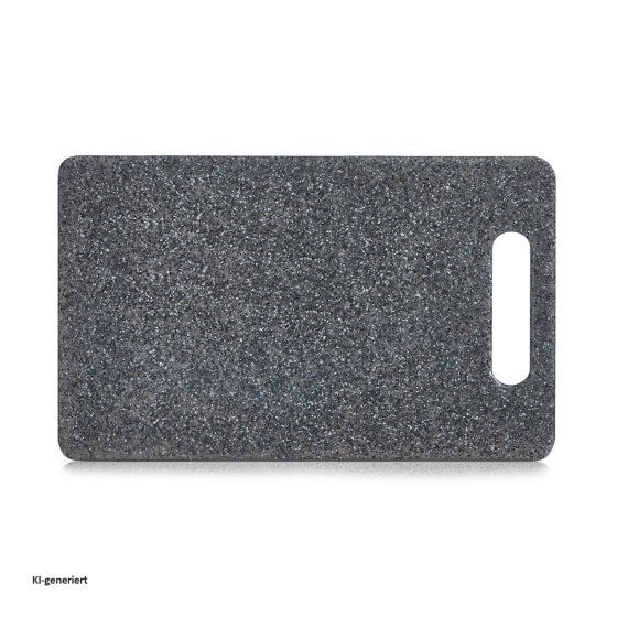 Schneidbrett 25 x 15 cm Granitoptik Anthrazit 