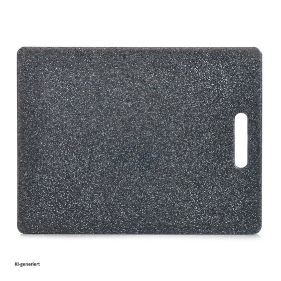 Schneidbrett 36,5 x 27,5 cm Granitoptik Anthrazit 