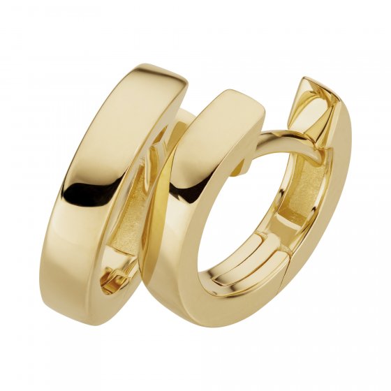 Ohrringe Gold 585 hochglanzpoliert 11,4mm Durchmesser 