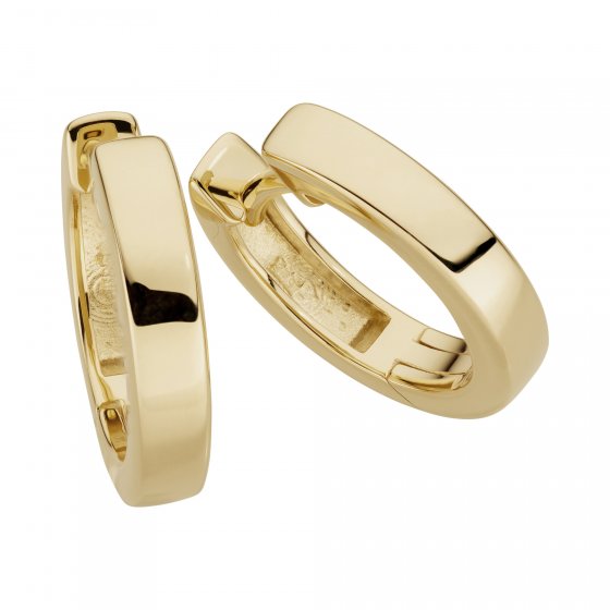 Ohrringe Gold 585 hochglanzpoliert 13,2mm Durchmesser 