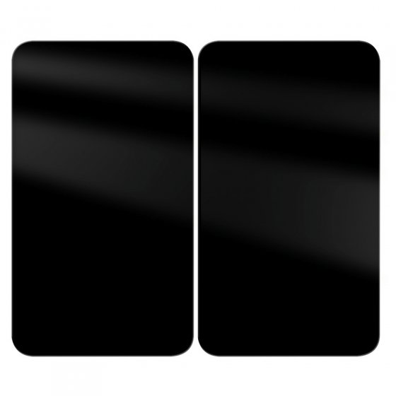 Herdabdeckplatte Universal Mod. Schwarz, 2er Set, für alle Herdarten geeignet 