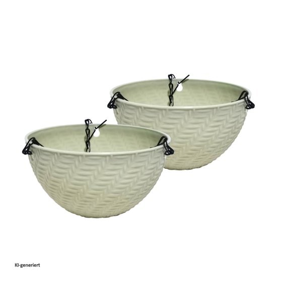 Blumenampel Nessa Pastell 2er-Set 
