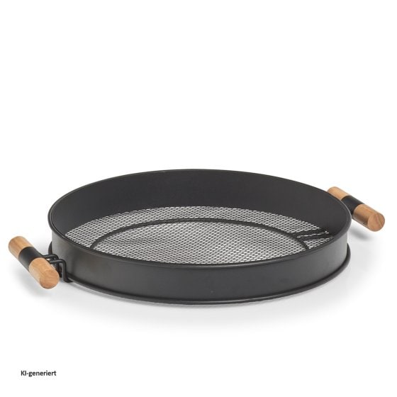 Serviertablett Metall 