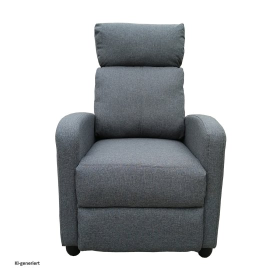 Relaxsessel Corrado Leinen Grau 