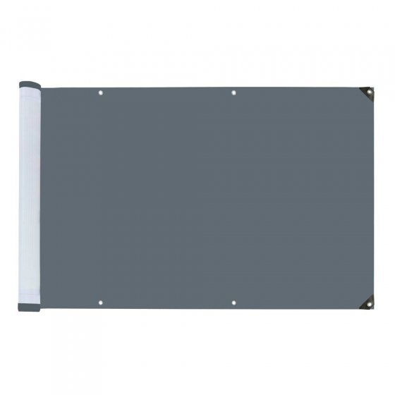 Balkon-Sichtschutz Mod. Anthrazit, 5 m, UV- und witterungsbeständig 