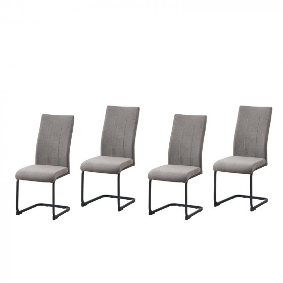 Esszimmerstuhl LennyP 4er-Set Braun