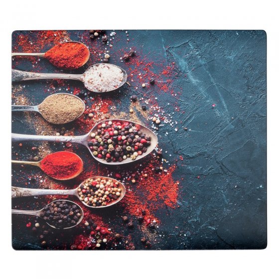 Abdeckmatte Mod. Pikant, mehrfarbig, PVC, 60x52 cm, hitzebeständig und leicht abwischbar 