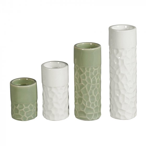Teelichthalter Porzellan 4er Set